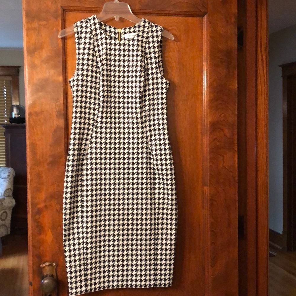 Calvin Klein houndstooth dress, size 8